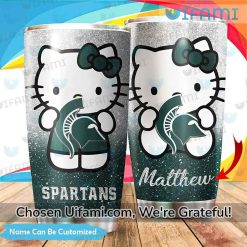 Michigan State Spartans Coffee Tumbler Custom Hello Kitty Gift Ideas