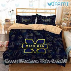 Michigan Wolverines Bed Sheets Unique Michigan Football Gift