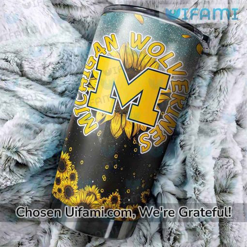 Michigan Wolverines Tumbler Colorful Michigan Football Gift