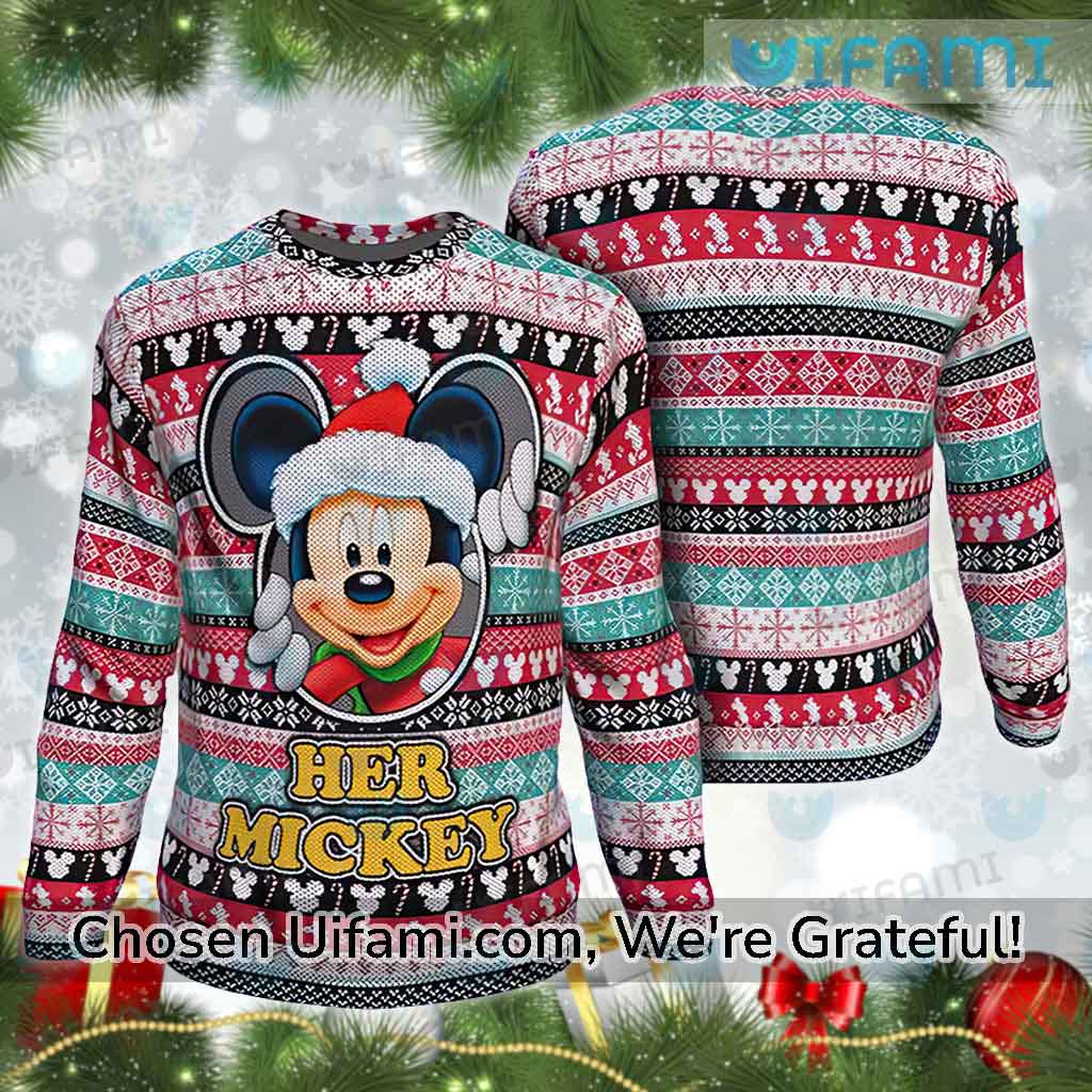 Green Bay Packers Mickey Mouse Knit NFL Ugly Christmas Sweaters