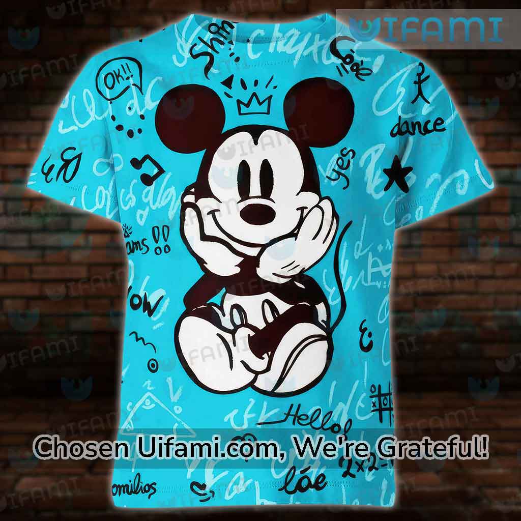 Mickey Shirt Men 3D Novelty Mickey Mouse Christmas Gift - Personalized Gifts:  Family, Sports, Occasions, Trending