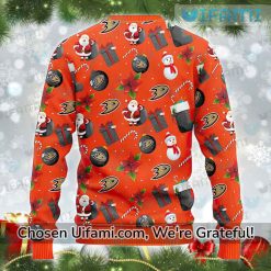 Mighty Ducks Christmas Sweater Astonishing Anaheim Ducks Gift