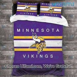 Minnesota Vikings Queen Bed Set Bountiful MN Vikings Gift