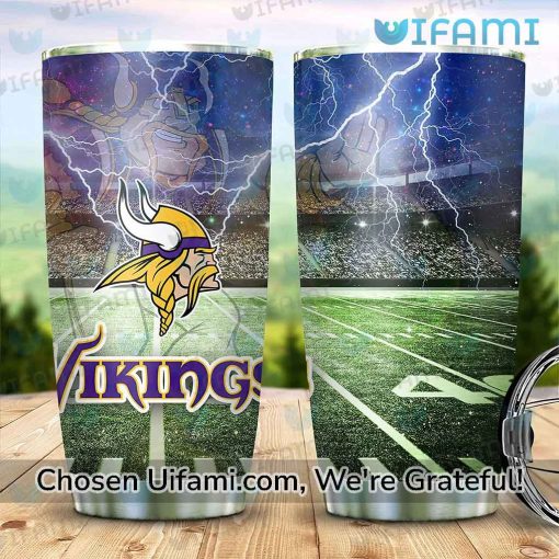 Minnesota Vikings Stainless Steel Tumbler Useful Vikings Gifts For Her