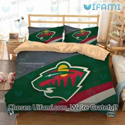 Minnesota Wild Bed Sheets Amazing MN Wild Gift