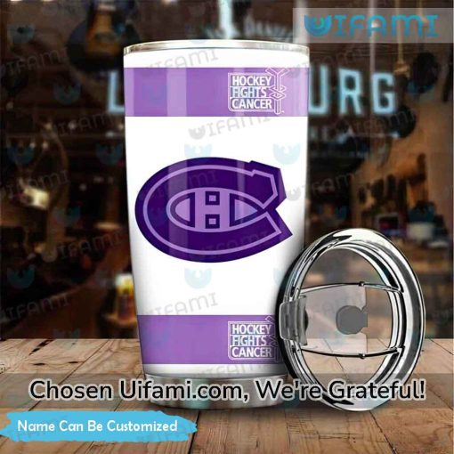 Montreal Canadiens 30 Oz Tumbler Custom Tempting Fights Cancer Gift