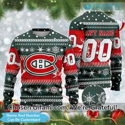 Montreal Canadiens Christmas Sweater Custom Spectacular Gift