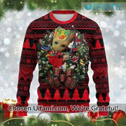 NJ Devils Sweater Inexpensive Baby Groot Gift