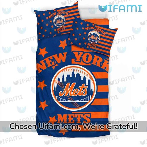 NY Mets Twin Bedding Beautiful USA Flag Mets Gifts For Him