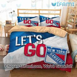 NY Rangers Bed Sheets Attractive Lets Go New York Rangers Gift