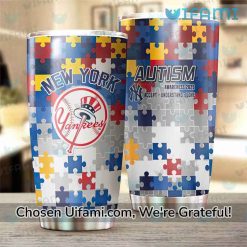 NY Yankees Stainless Steel Tumbler Affordable Autism Yankees Gift Ideas
