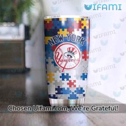 NY Yankees Stainless Steel Tumbler Affordable Autism Yankees Gift Ideas Latest Model