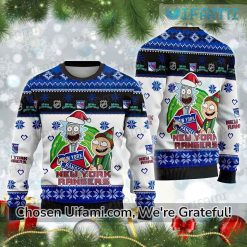NYR Ugly Sweater Superior Rick And Morty NY Rangers Gift Ideas