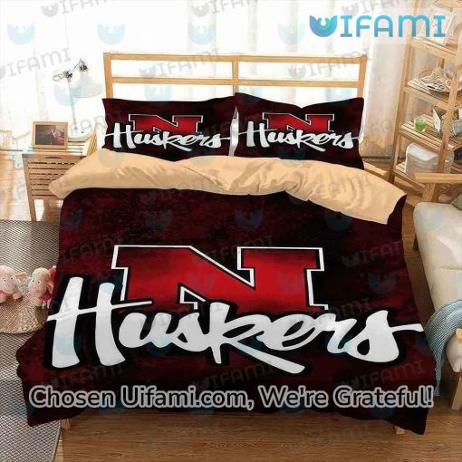 Nebraska Bedding Set Best Husker Football Gifts