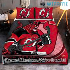 New Jersey Devils Bed Sheets Adorable Mascot NJ Devils Gift Ideas