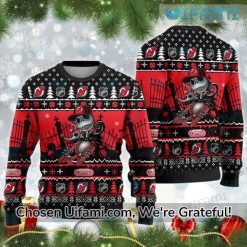 New Jersey Devils Christmas Sweater Fascinating Jack Skellington Zero Gift