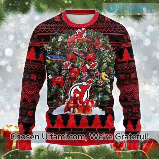 New Jersey Devils Ugly Christmas Sweater Surprising NJ Devils Gifts