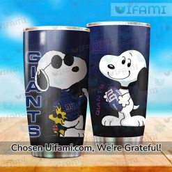 New York Giants 30 Oz Tumbler Terrific Snoopy Woodstock NY Giants Gift