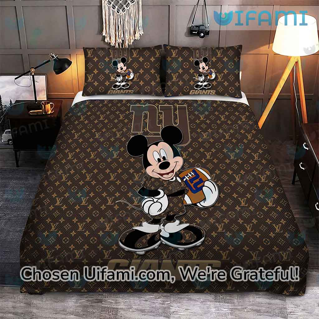 New York Giants Bedding Best-selling Mickey Louis Vuitton NY