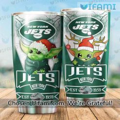 New York Jets Tumbler Adorable Baby Yoda NY Jets Gift Best selling