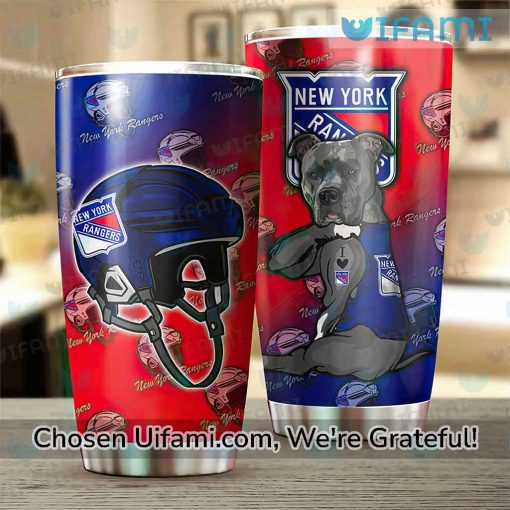 New York Rangers 30 Oz Tumbler Mom Cat Unique NY Rangers Gift