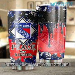 New York Rangers Coffee Tumbler Irresistible Peace Love NYR Gift Best selling