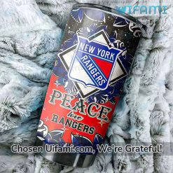 New York Rangers Coffee Tumbler Irresistible Peace Love NYR Gift