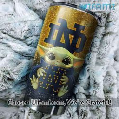 Notre Dame Insulated Tumbler Brilliant Baby Yoda Gifts For Notre Dame Fans
