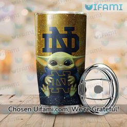 Notre Dame Insulated Tumbler Brilliant Baby Yoda Gifts For Notre Dame Fans Latest Model