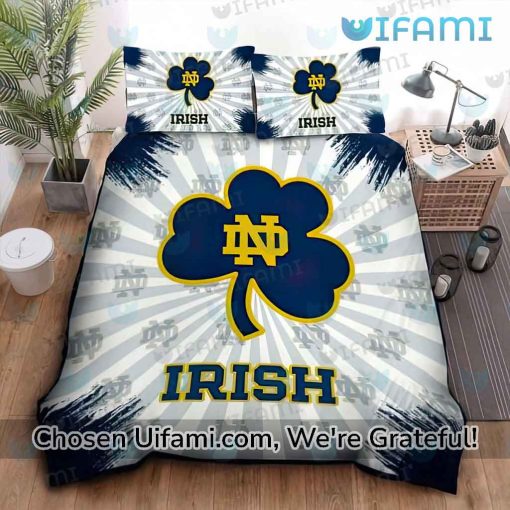 Notre Dame Sheet Set Stunning Notre Dame Fighting Irish Gift