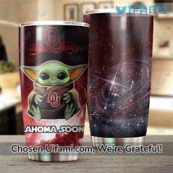 OU Wine Tumbler Bountiful Baby Yoda Oklahoma Sooners Gift Best selling