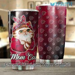 Ohio State Buckeyes Stainless Steel Tumbler Mom Cat Ohio State Gift For Him