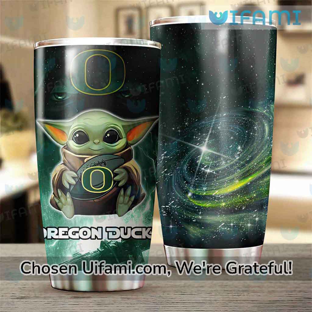 Oregon Ducks Coffee Tumbler Baby Yoda Unique Oregon Ducks Gift -  Personalized Gifts: Family, Sports, Occasions, Trending