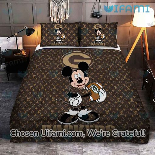 Packers Bedding New Mickey Louis Vuitton Green Bay Gift