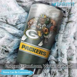 Packers Wine Tumbler Last Minute Custom Mascot Green Bay Packers Gifts For Him Exclusive