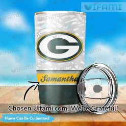Packers Wine Tumbler Last Minute Custom Mascot Green Bay Packers Gifts For Him Latest Model