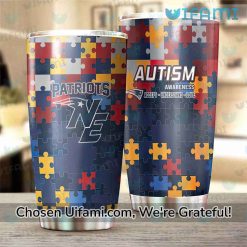 Patriots Wine Tumbler Irresistible Autism New England Patriots Christmas Gift Best selling