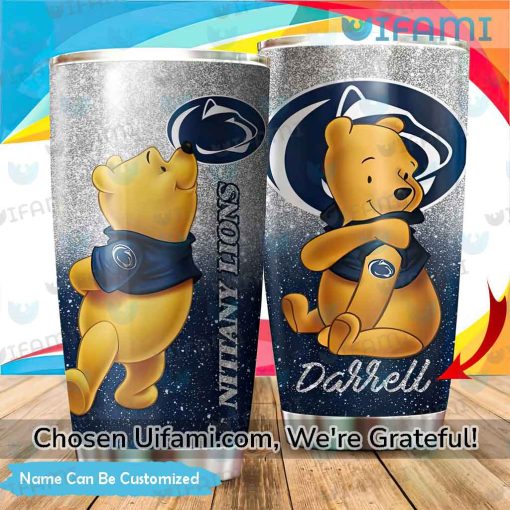 Penn State Insulated Tumbler Custom Winnie The Pooh Penn State Football Gift