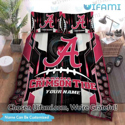 Personalized Alabama Bedding King Size Inexpensive Crimson Tide Gift