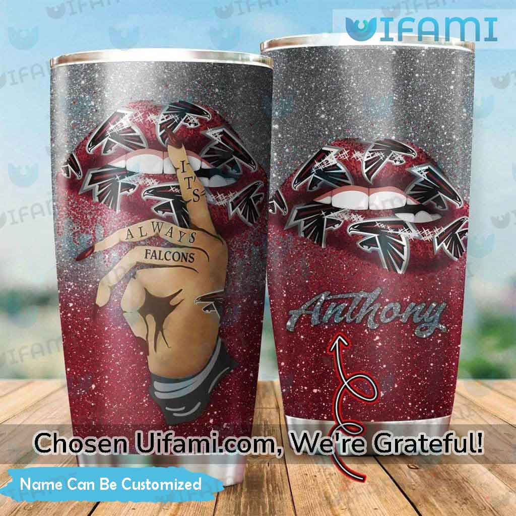 Personalized Atlanta Falcons Stainless Steel Tumbler Its Always Falcons Gift