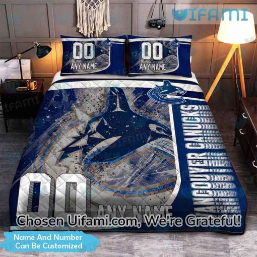 Personalized Canucks Bedding Set Excellent Vancouver Canucks Gift Ideas