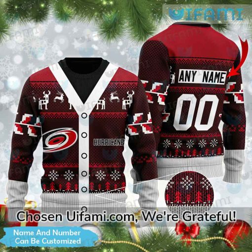 Personalized Carolina Hurricanes Ugly Christmas Sweater Spectacular Gift