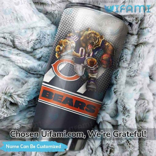 Personalized Chicago Bears Stainless Steel Tumbler Tempting Mascot Bears Gift