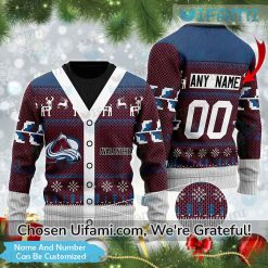 Personalized Colorado Avalanche Ugly Christmas Sweater Terrific Gift