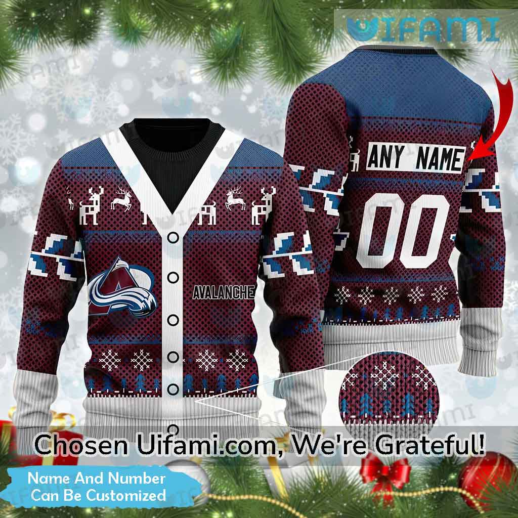 Avalanche Mens Sweater Exquisite Stitch Colorado Avalanche Gift -  Personalized Gifts: Family, Sports, Occasions, Trending