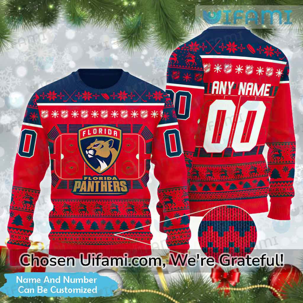 Personalized Florida Panthers Ugly Sweater Colorful Gift
