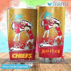 Personalized Kansas City Chiefs Tumbler Best Rick And Morty Chiefs Gifts For Him