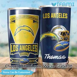 Personalized LA Chargers Tumbler Creative Chargers Football Gift Best selling