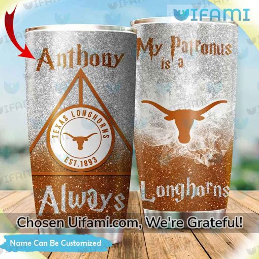 Personalized Longhorns Tumbler Unexpected My Patronus Texas Longhorns Gift