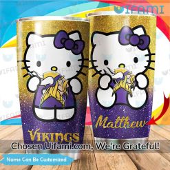 Personalized MN Vikings Tumbler Hello Kitty Minnesota Vikings Gift Ideas